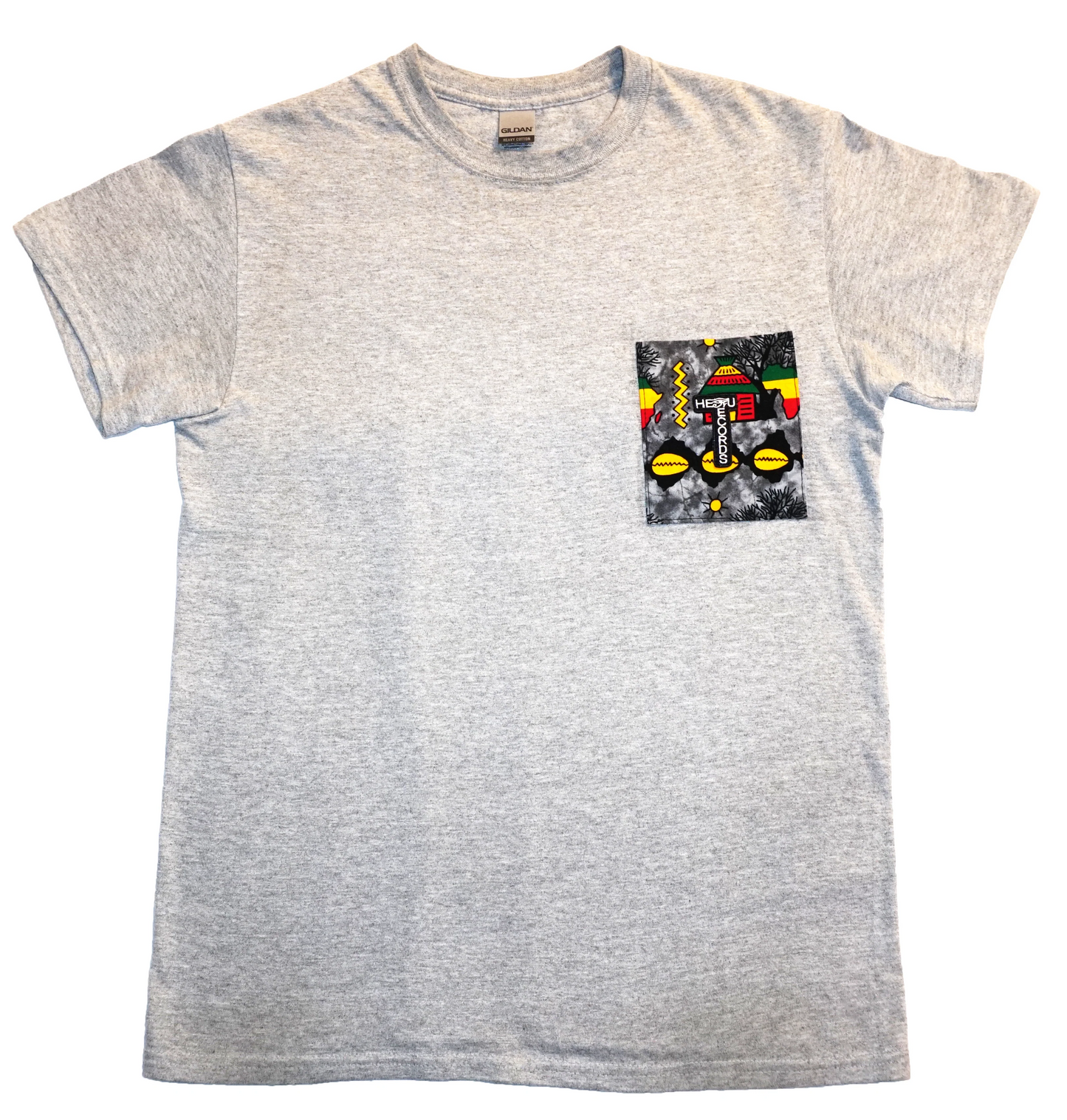 Heru Records african Print Tee