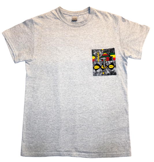 Heru Records african Print Tee